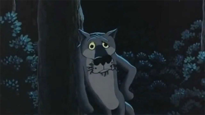 Волк из мультфильма Жил-был пес